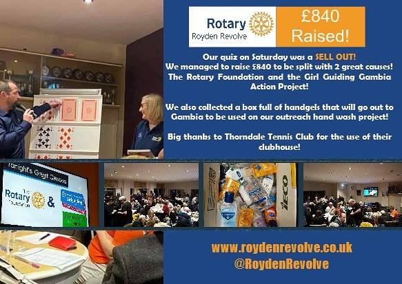 RoydenRevolve's tweet photo. We have crunched the numbers and the total raised was £840 to be split to the 2 great causes of the @rotaryinternational Foundation and the Girl Guiding Gambia Action Project.

Thanks to @ThorndaleLTC for the use of their great facility with no room hire costs! 

#rotary #wirral https://t.co/mrdBclUPCg