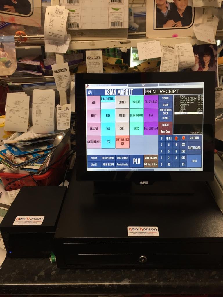 NH_Systems's tweet photo. Recently upgraded our existing #customer Asian Market @Gravesend from traditional #till to #retailepos @SAM4solutions @YCRDistribution powered by @icrtouch. We will also #install integrated #pdq this week supplied by @Paymentsense. Another happy customer with a fantastic system👍 https://t.co/Wi5ib8NCub