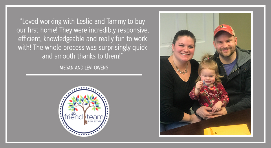 ⭐️⭐️⭐️⭐️⭐️
Loved working with Leslie and Tammy to buy our first home! They were incredibly responsive, efficient, knowledgeable and really fun to work with! The whole process was surprisingly quick and smooth thanks to them!

#testimonialtuesday