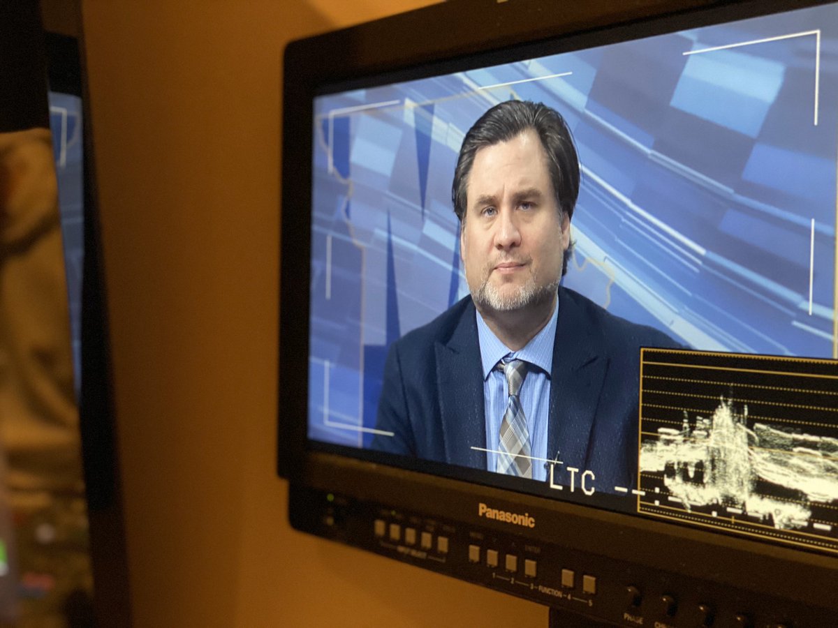 lutvonline's tweet photo. That’s a wrap for Mike Ferguson! LUTV filmed their last episode of Missouri Viewpoints this morning, ending an 8 year run of over 300 episodes, involving over 300 students.
Mike and his show will certainly be missed as we wish him good luck on his future endeavors.
#LUTV #MOVP https://t.co/vMbJx55Ek6