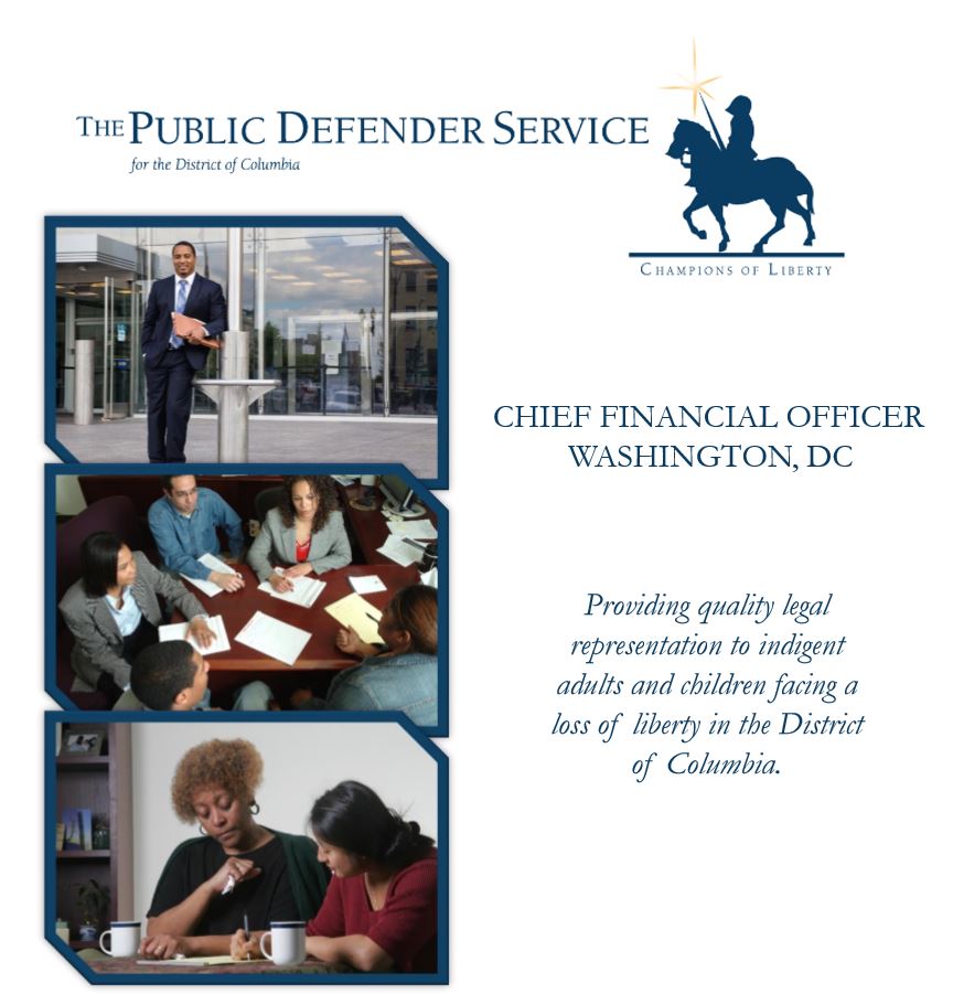 dunlapjm's tweet photo. #DRiClient The Public Defender Service for the District of Columbia partnered together to create a search for a Chief Financial Officer to support on of the country's premier public defenders. https://t.co/3IvOp06HiP
