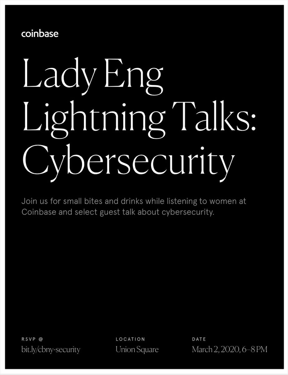 styliii's tweet photo. @WomenWhoCode 's co-founder and @coinbase security engineer, Zassmin Montes de Oca, will be speaking at our event on 3/2! You don't want to miss this #womenintech #ladyeng #lightningtalks https://t.co/zVaXKEx8ak