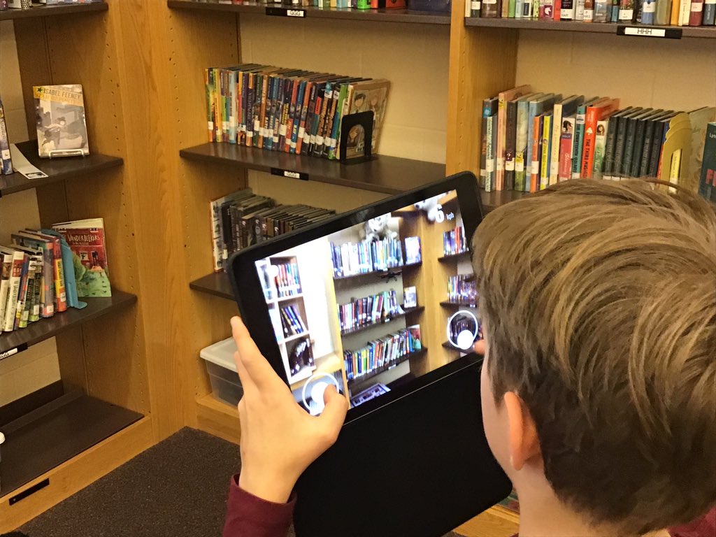 GreeleyTech's tweet photo. Step one: Drone AR Simulator. #we36 #grpride36 @christiechandlr @joshuaswanner @WPSFOutreach @mmiller112 https://t.co/eQ6H2ShDXT