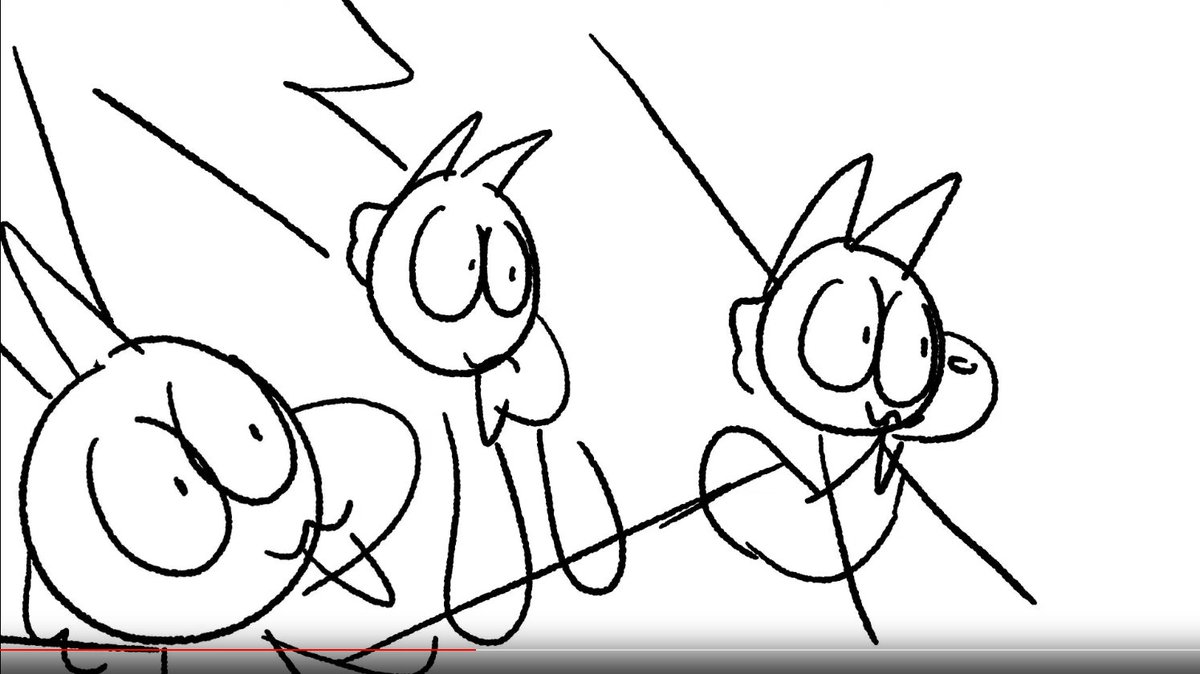 the storyboards for lifetime achivement award in general are funny to me because i really didnt spend too much time on them so you get comparisons like this.. middle character just gets crushed! 