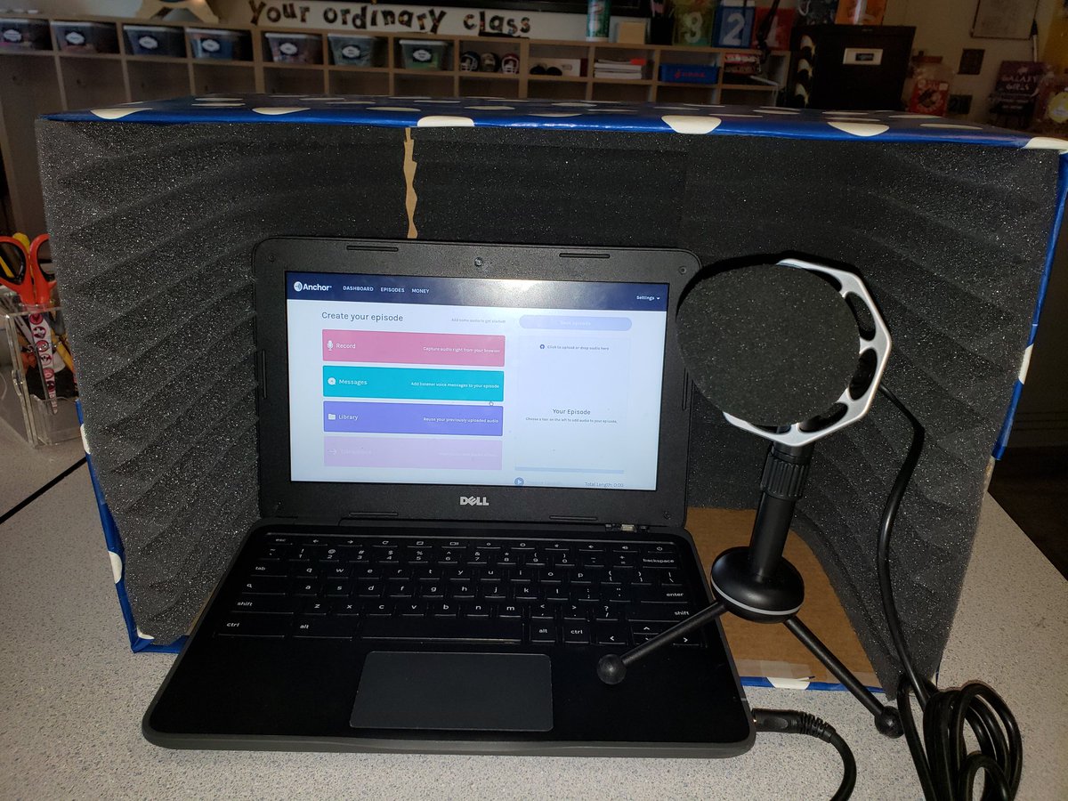 Our very official podcast studio! #sjsdgate #SJSDInnovates #WEareSJSD #makeitreal