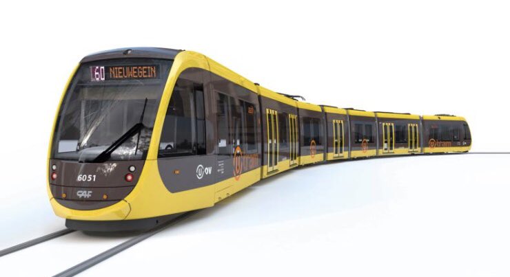 RegiotramU's tweet photo. Sneak Preview! Zo zien onze nieuwe trams eruit die vanaf dit najaar gaan rijden ⁦@Gem_Nieuwegein⁩. Per rit goed voor bijna 500 reizigers. Maar eerst vernieuwen we de trambaan en alle haltes! https://t.co/YpoUwGPs5M