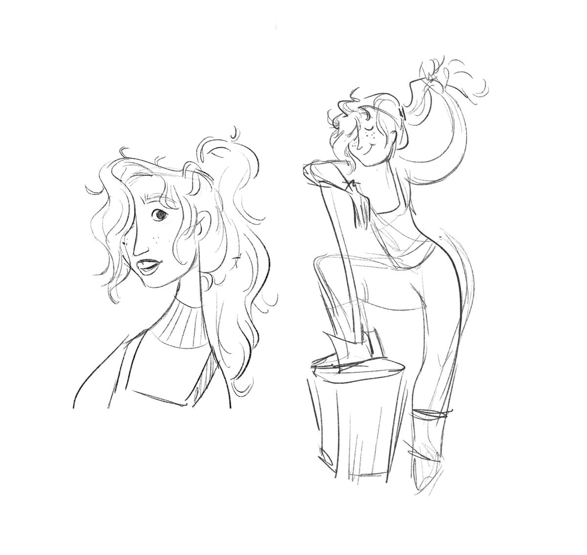 mgprindle's tweet photo. this very quickly turned into my stardew valley character &amp; im not even mad about it >:) #procreate #stardewvalley #characterdesign https://t.co/IQNOsJxnNI