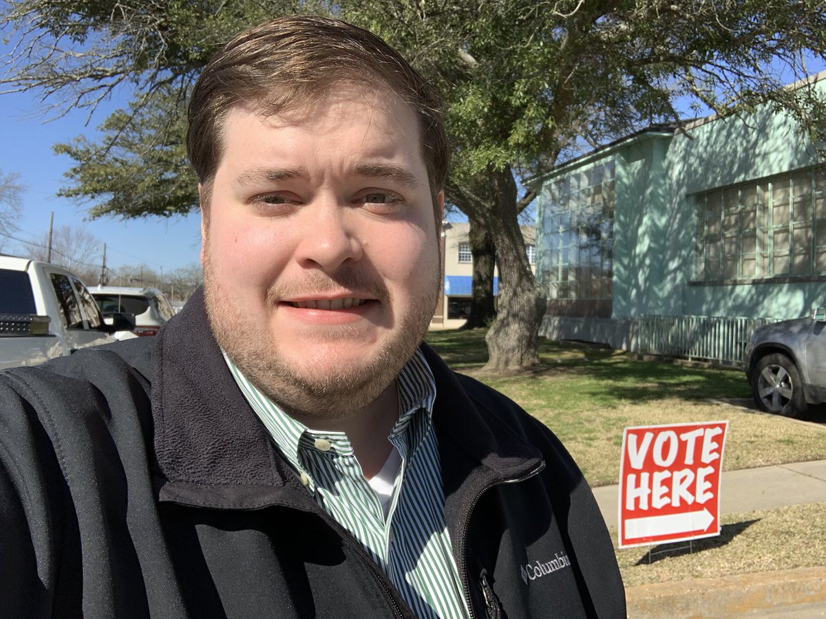lbengilmore's tweet photo. Go #vote! After a great breakfast w/ the #Crossett American Legion & an informative meeting with the Crossett Economic Development, I exercised my duty as a citizen. #BenGilmoreforStateSenate #Senate26 #Arpx #arleg #provenconservative #election2020 #March3rd https://t.co/6YqKu4qpty