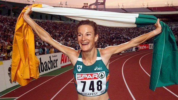 Sonia O'Sullivan. Born 1969 in Cobh, Co Cork. Started going to athletics for the disco! Ireland's most successful female athlete ever: won 3 World & 3 European Championships, broke 4 world records & ran for Ireland in 4 Olympics (including silver medal in 5,000 metres in 2000)!