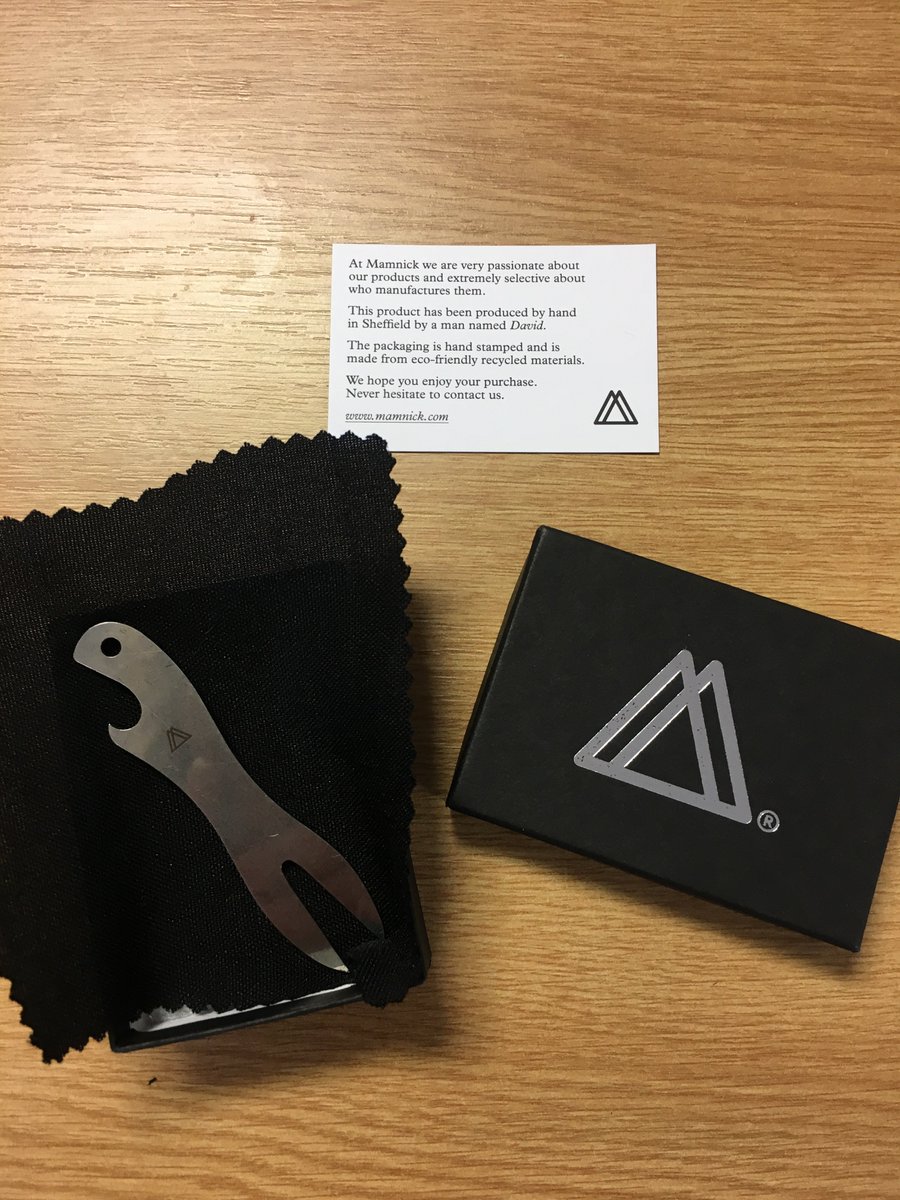 Thank you to the fabulous Thom <a href="/Mamnick/">Mamnick™</a> for sending us this ace bottle opener/fish fork for our prize draw hamper - see more of their quality products here  mamnick.com