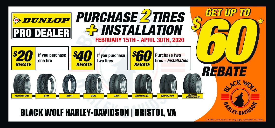 Get your ride ready for Spring at Black Wolf Harley-Davidson. We have all your Harley needs!
bit.ly/32FOG0g
#blackwolfhd #harley #harleydavidson #tires #motorcycletires