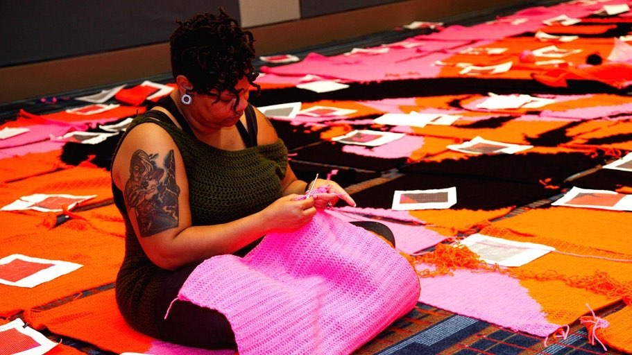 Raleigh_Arts's tweet image. #THURSDAY: Construction Fence Art Project at #ChavisPark. #Crochet Workshop w/ Artist Linette Knight! 

Workshop date:
▪️ Feb. 27, 6:00pm-8:00pm

 ✅ All materials &amp;amp; tools will be provided.

All ages/skills are welcome! Details: bit.ly/2vmDkDC.