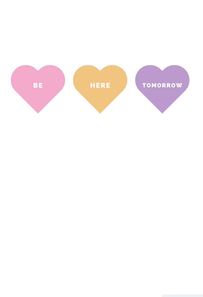 Enjoy some #beheretomorrow wallpapers 🥰