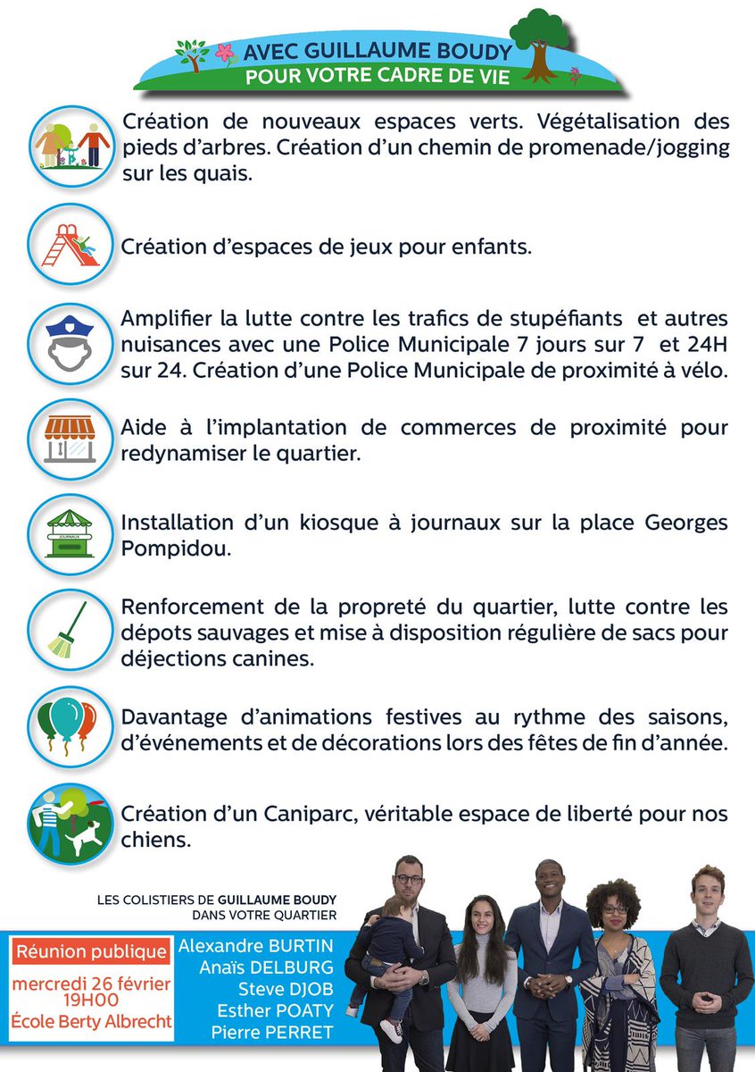 SuresnesJaime's tweet photo. Venez rencontrer @BOUDYGuillaume mercredi 26 février à 19h à l’école Berty Albrecht pour découvrir son programme Suresnes J’aime !
#AvecBoudy #SuresnesJaime #Municipales2020 https://t.co/jbXbW4broP