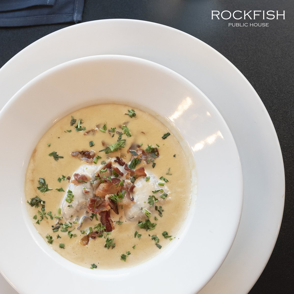 Our New England Clam Chowder is a great way to start off your meal! #NationalClamChowderDay #TipTuesday