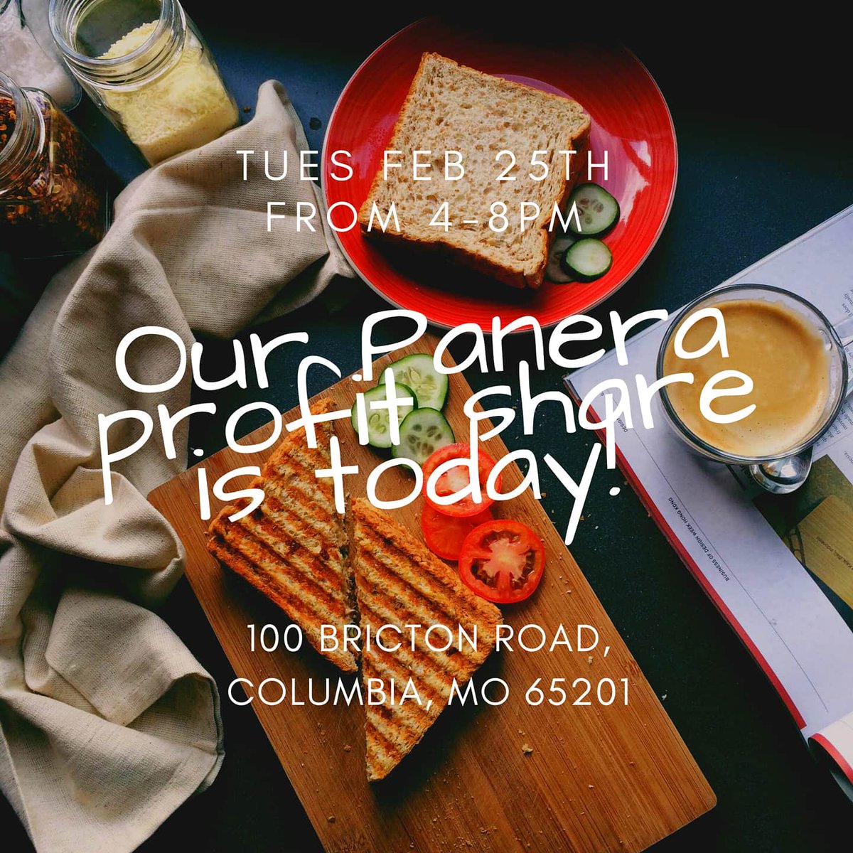 MizzouGMT's tweet photo. Our first profit share of the semester is tonight! Being your friends and show the flyer when you pay :) Can't wait to see you all there! https://t.co/dgv9N5rulq