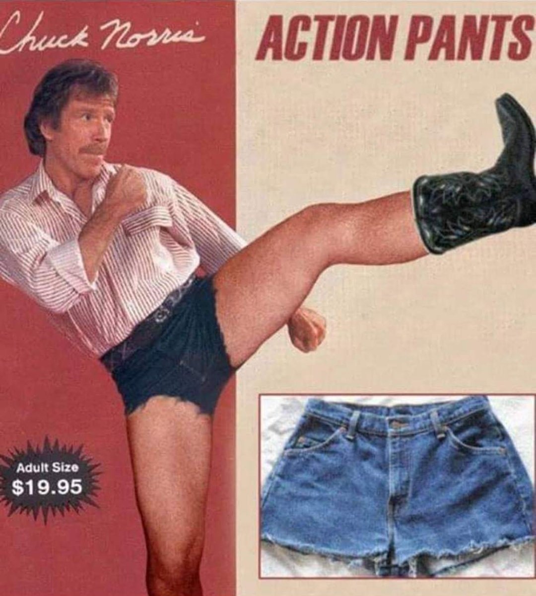 Wog_Rockets's tweet image. Never forget Chuck Norris action pants ♥