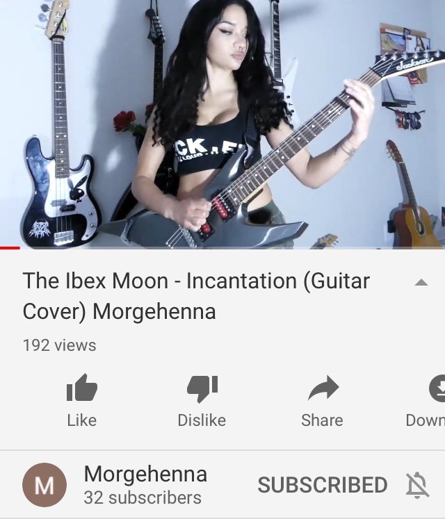 First guitar cover is up! youtu.be/CsYEZ7gGWuA