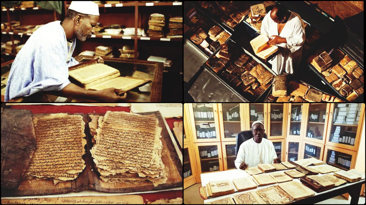 HistoryUnboxed's tweet photo. About 250,000 old manuscripts from the libraries of Timbuktu still survive in present-day Ethiopia. Also, thousands of documents from the medieval Sudanese empire of Makuria, written in at least 8 languages were dug out in southern Egyptian.

https://t.co/LIKqN1yAxX https://t.co/hpoOb7EOVO
