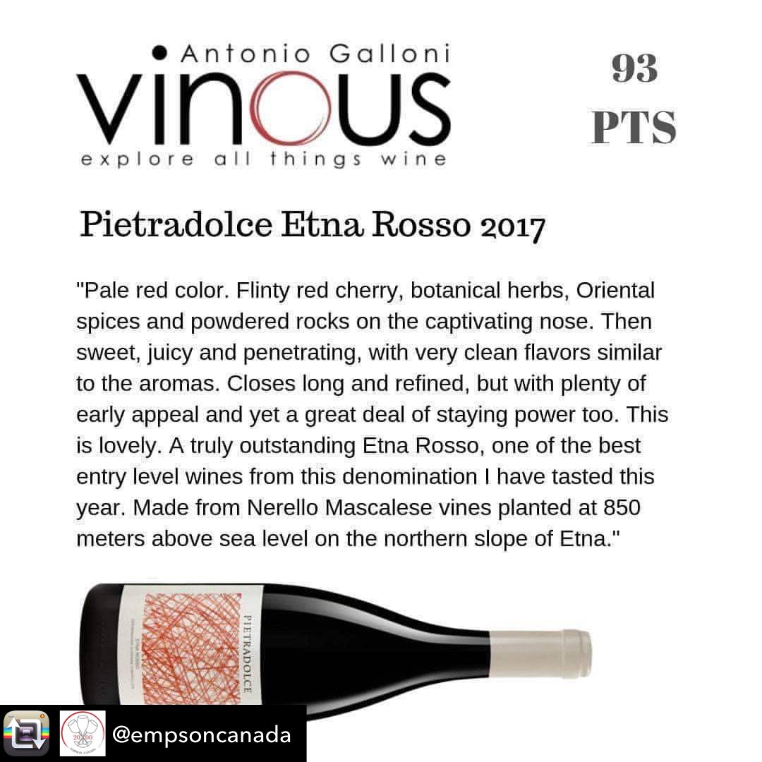 Little reminder about this beauty! Fabulous Sicilian wine made from Nerello Mascalese grown 850m above sea level on the slopes Mount Etna. A true 💎.
.
.
.
#Sicily #italianwine #nerellomascalese #delicious #winegeek #wine #italy #etna #buybythecase