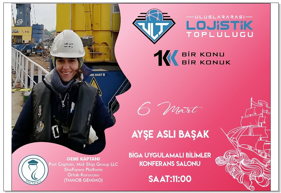 Uluslararası Lojistik Topluluğu (@ultcomu) on Twitter photo Uluslararası Lojistik Topluluğu olarak 6 Mart (Cuma) günü, saat 11:00'da Biga Uygulamalı Bilimler Fakültesi Konferans Salonu'nda "1Konu 1Konuk" başlıklı etkinliğimizin konuğu Shefarers Platformu Ortak Kurucusu Sayın Ayşe Aslı BAŞAK (<a href="/ayseaslibasak/">ayseaslibasak</a>) olacak. Uluslararası Lojistik Topluluğu olarak 6 Mart (Cuma) günü, saat 11:00'da Biga Uygulamalı Bilimler Fakültesi Konferans Salonu'nda "1Konu 1Konuk" başlıklı etkinliğimizin konuğu Shefarers Platformu Ortak Kurucusu Sayın Ayşe Aslı BAŞAK (<a href="/ayseaslibasak/">ayseaslibasak</a>) olacak.
