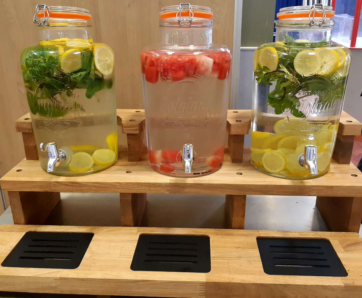 Staying hydrated has some amazing health benefits.
To encourage the pupils and staff <a href="/MountbattenSch/">The Mountbatten School</a> to achieve this, the @TaylorShawUK catering team are now providing FREE fruit infused water!
Come and get yours in the school canteen.
#seeingfooddifferently #eliorfoodie @elioruk