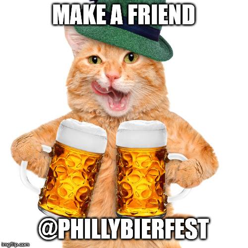 Make a furry friend with <a href="/MorrisAnimal/">Morris Animal Refuge</a> this Saturday <a href="/PhillyBierfest/">Philly Bierfest</a> phillybierfest.com
