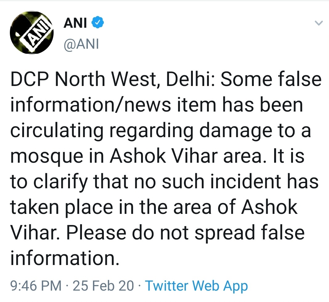 Rajput_Ramesh's tweet photo. Filed complaint against @RanaAyyub for posting 2 year old video of attack on mosque 
She delibrately trying to incite people and add more fuel to already #DelhiBurning and #DelhiRiots

@ippatel @AskAnshul @TajinderBagga @ShefVaidya @UnSubtleDesi https://t.co/xXKmMnVGCg