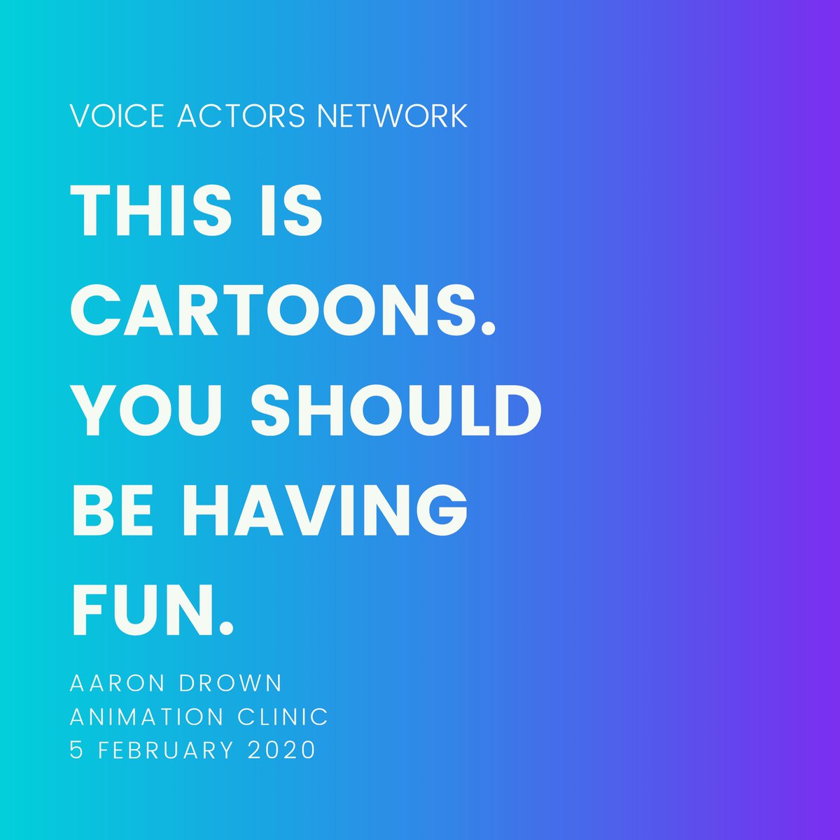 Voice Actors Network tweet media