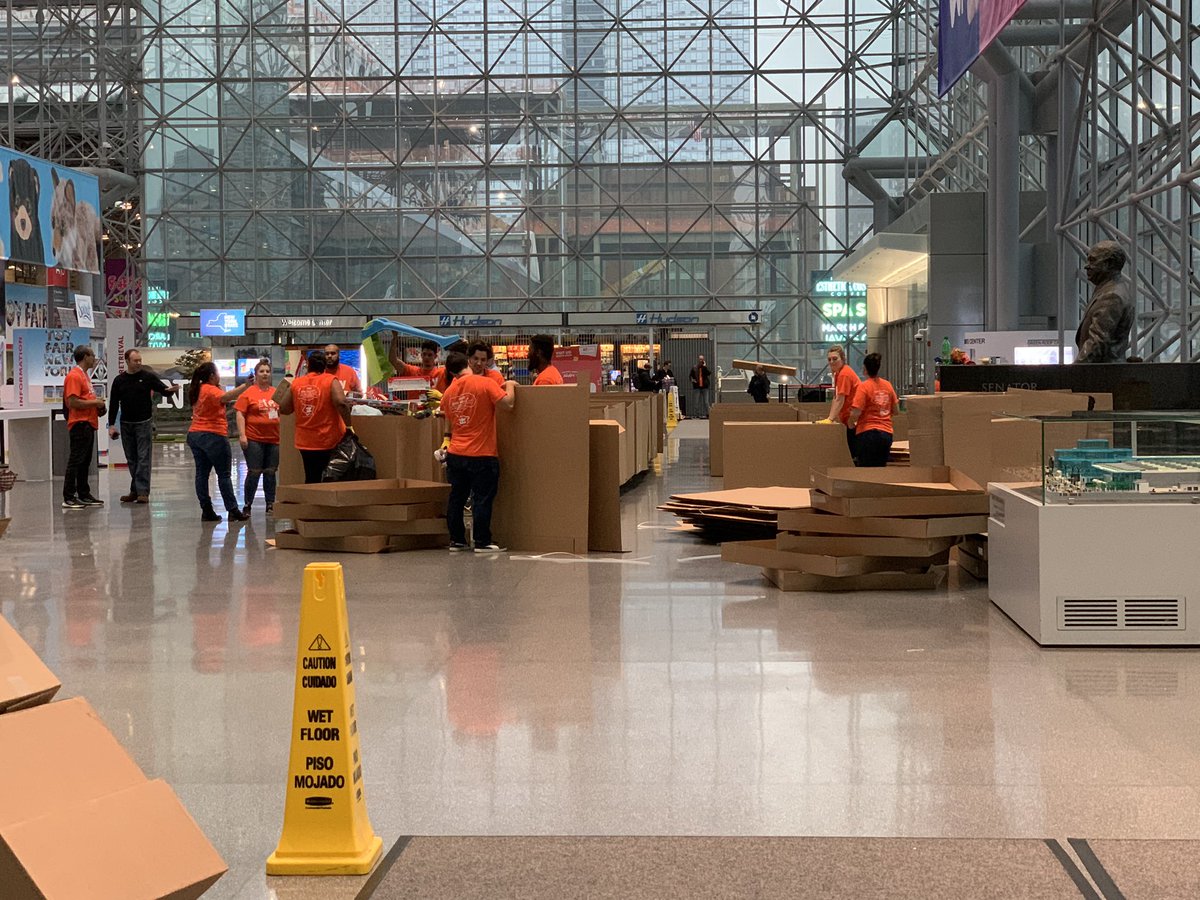 IGHInsider's tweet photo. The absolute best part of @ToyFairNY is the donations for groups in need.  At the end of every event, exhibitors can donate toys from their booth. It’s an awesome way to end a great event! #ToyFair2020 #SeeYouNextYear https://t.co/VUKdkkAw13