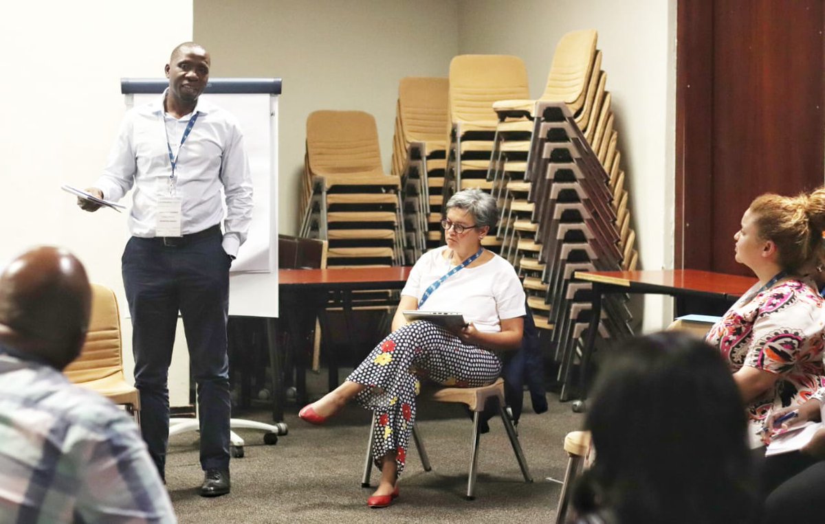 SynergyGlobalCo's tweet photo. Day 1: Bernard Osawa of #FrontierEnergy and Janine Espin of #EconomicDevSolutions unpack Engagement in practice at the Learning Event: 'Deepening REIPPPPs communicty development impacts'.
#RE4ComDev @Jade_SkyPM @energyblog_sa @USAID_SAfrica #ForethoughtAfrica https://t.co/IWIXqxIFIR