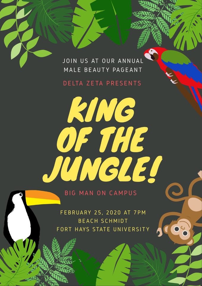 Come join the ladies of <a href="/FHSUDeltaZeta/">Delta Zeta</a> at their annual Big Man on Campus philanthropy event tonight!