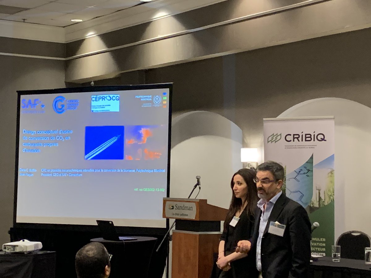 michellefevre0's tweet photo. Projet de #safconsortium avec @polymtl #CEPROCQ pour la conversion du CO2 en carburants d’avion.
Forum #cribicq @PRIMAQUEBEC sur la capture du CO2 https://t.co/sRZzD9LYq2