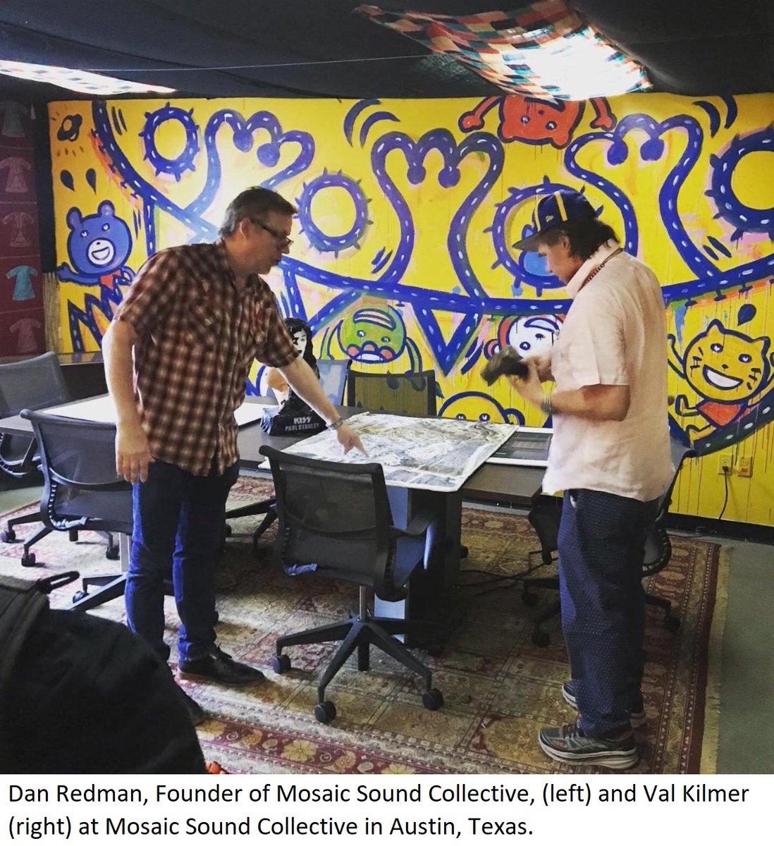nrpena's tweet photo. The @HelMelStudio & @MosaicSoundCo #kickoff events of their #partnership in #Austin starts 3.12.20 w/ @ValKilmer attending some of the #events (this also during #SXSW2020)! #SkyLab2020 #MosaicSoundCollective #ValKilmer #HELMELStudios https://t.co/WDs2trkrZS
