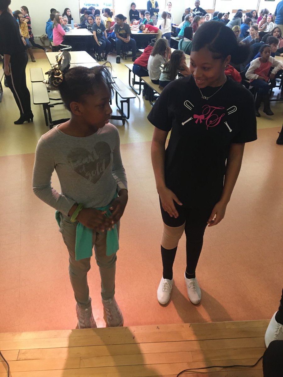 MMS_CSDA's tweet image. Wonderful performance by the members of the Tone Setters.  The troop made up of AHS and Purple Tech students shared their Step dance skills and answered many great questions from inspired MMS students.