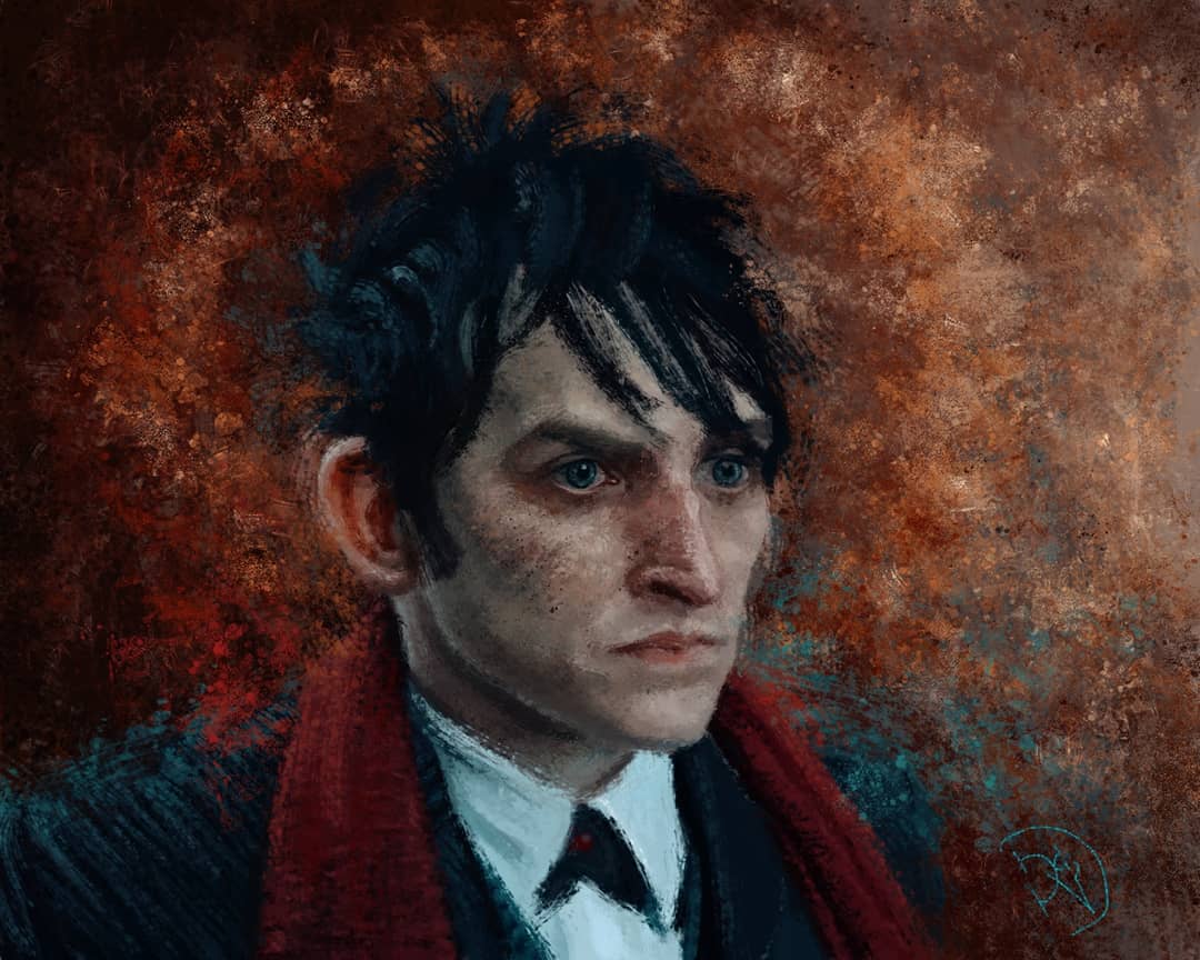 DeerBlue1's tweet photo. "Umbrella Boy"
An older piece that I never uploaded cause I didn't like it very much until yesterday. But I gotta say that I'm proud of the facial details.
#portrait #gotham #gothamfanart #thepenguin #oswaldcobblepot #robinlordtaylor #oswaldcobblepotfanart #nygmobblepot https://t.co/GR61zXYjqx