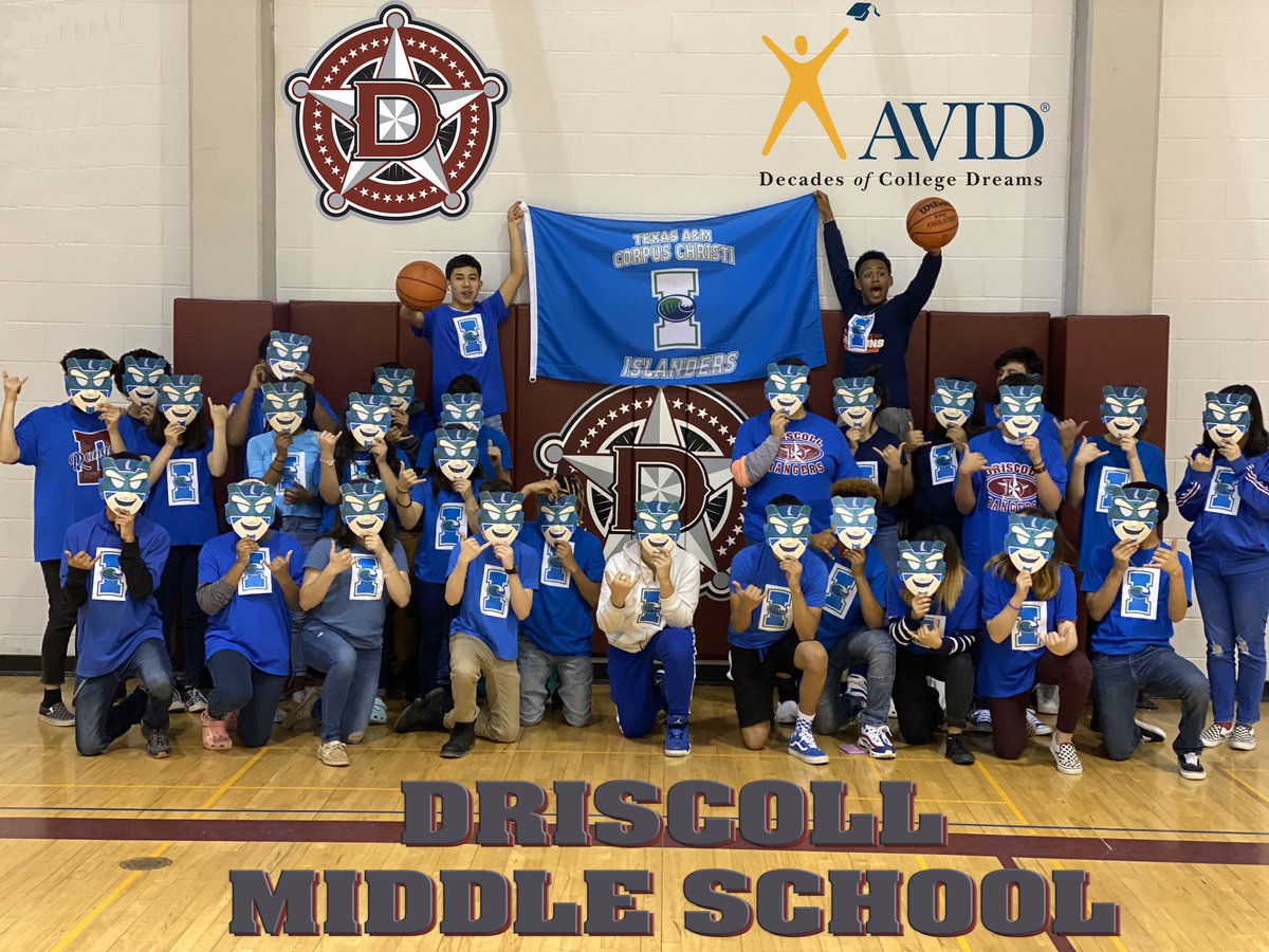 Half day of testing and we still were able to get our Bluesday spirit in! Driscoll Middle School 6th period AVID 🤙🏻🌊 #IslanderHoco #BluesdayTuesday <a href="/Go_Islanders/">Islanders Athletics 🤙</a> #ThisisAVID