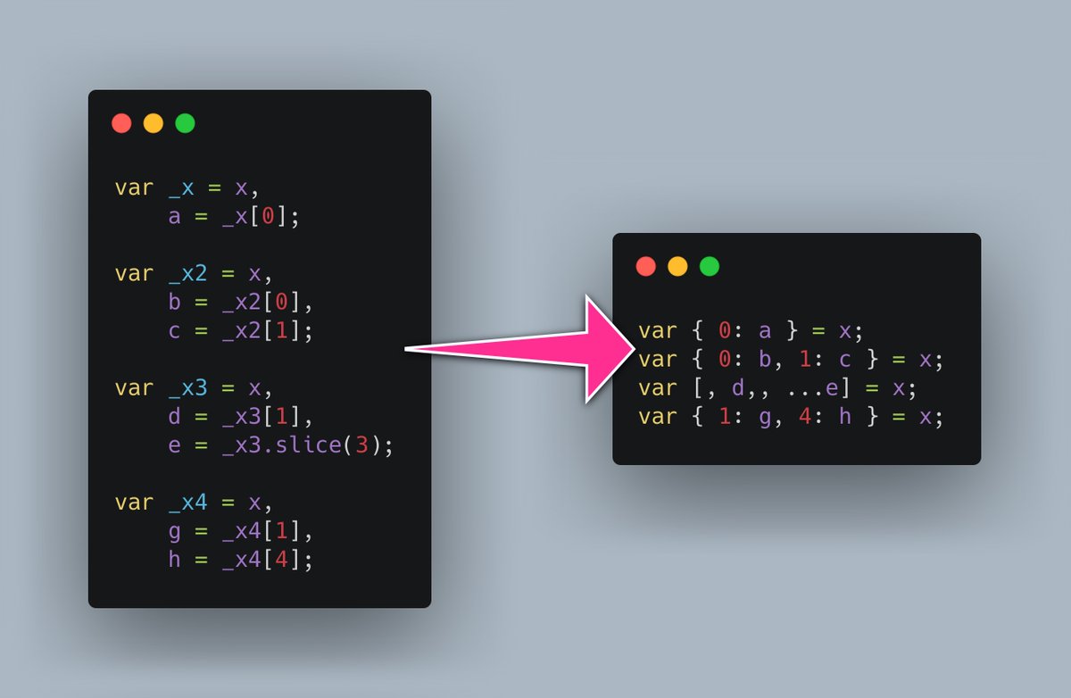 Ben Lesh The Third One Is Sorta Yuck Heh But I Guess Maybe Something Like Prettier Could Add Unused Underscored Variables There I M Just Not Sure It S More Readable More