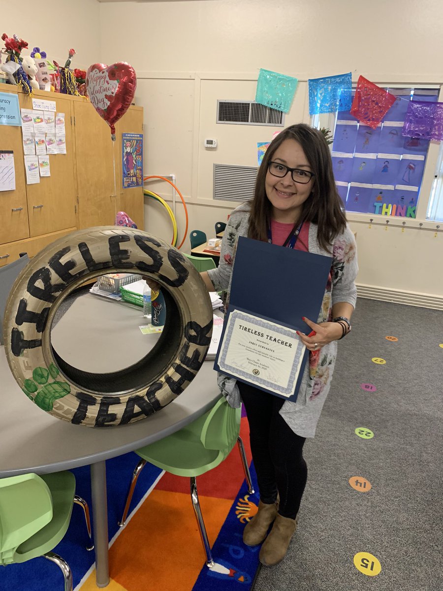 AracelyZavala19's tweet photo. We are so excited to announce the sweetest and now the next tireless teacher for this month Mrs. Cervantes๐ฅณ!! @Jaqui_152 Thank you so much for going that extra mile to make our students education a positive one! #tirelessTeacher #MCARocks @mca_counselor @zjgalvan @ms_pantaleon https://t.co/4z8faMaWwD