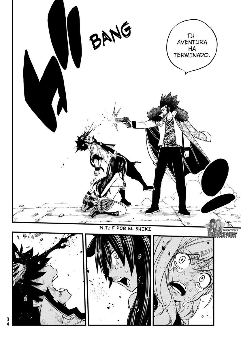 Gineik_cH's tweet photo. Realmente impactante y oscuro este capítulo, pero todo esto trae dos opciones: o sigue ese tono impredecible y dejan que se muera el Shiki, o revive con el poder del guión de alguna forma cliché. Todo depende de Mashima. #edenzero #capitulo83 #RIPShiki https://t.co/tHOns2Z7Bs
