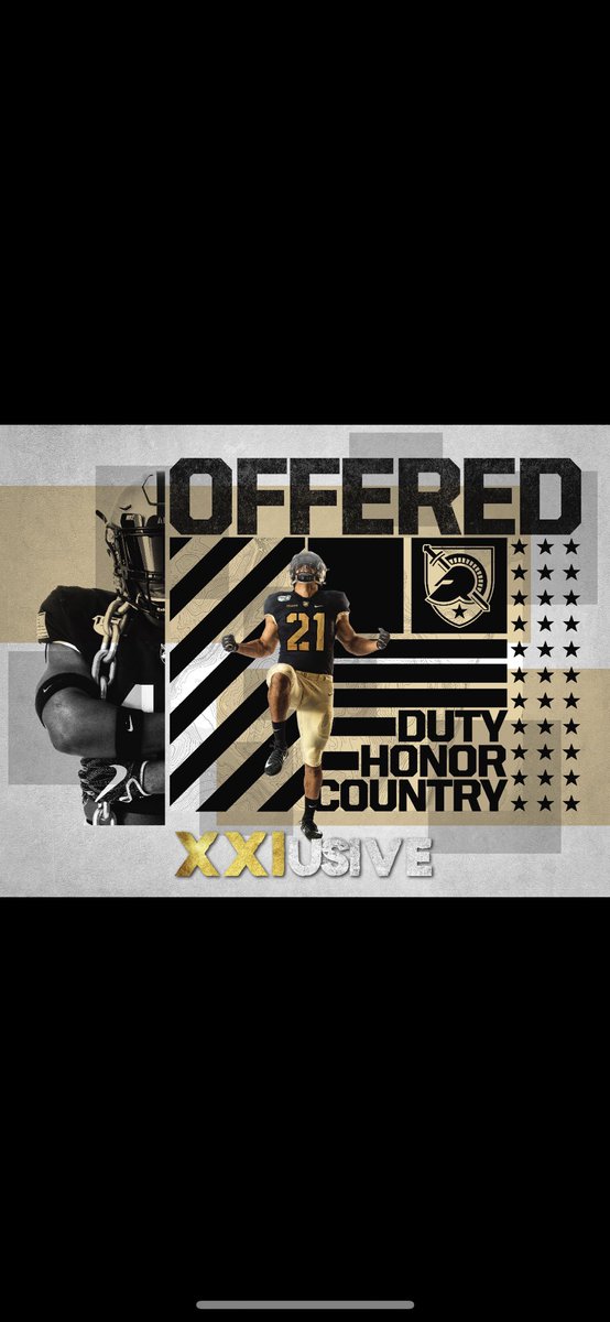 lucasscott46's tweet photo. I am thrilled to say I’ve received my first offer from West Point!!
@goblackknights 
@CoachJohnLoose https://t.co/IJeCH6gGt3