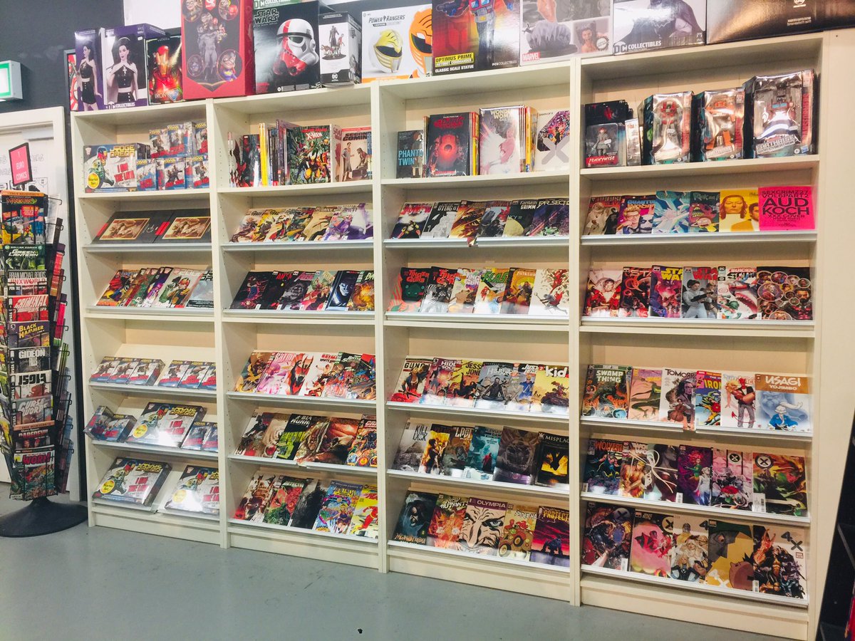 Every time I write a tweet twitter asks me what’s happening.

You know what’s happening, new comic book day is tomorrow in all the awesome local comic book stores worldwide.

Come on down to your LCS.

We’re open from 9.

Cheers.