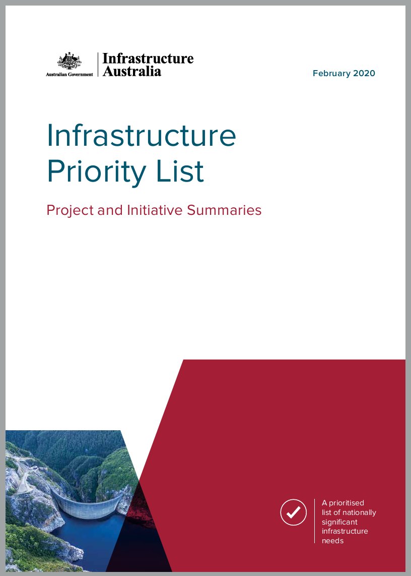 Great to see waste & resource recovery infrastructure on 2020 priority list to develop coordinated national strategy to address current site & market constraints @sussanley @JoshFrydenberg @InfraAust
