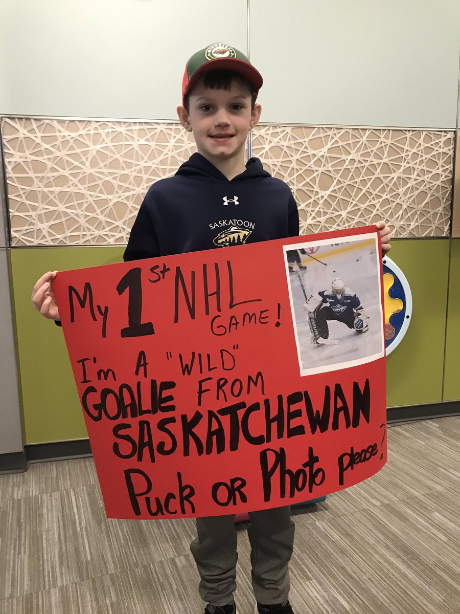 erintaman's tweet photo. Hoping the @mnwild get the win tonight! Will our favourite Regina goalie get the start?? https://t.co/FdyGRNANHQ