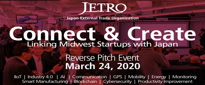JETRO Chicago is organizing a ‘Reverse Pitch' and business matching event on March 24 at the Chicago <a href="/connectory/">Connectory</a>, featuring innovative global Japanese companies, like <a href="/Fujitsu_Global/">Fujitsu Global</a>, @NEC_corp, SMBC, American Furukawa, and more.

Details: jetro.go.jp/usa/topics/con…