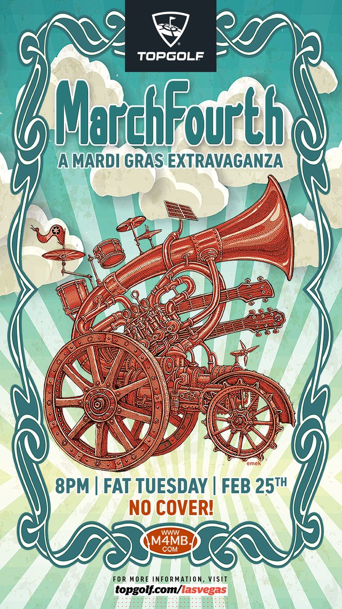 TONIGHT in Las Vegas!
#MarchFourth #MardiGras Extravaganza
The Toyota Yard <a href="/TopgolfLasVegas/">Topgolf Las Vegas</a> 
#FatTuesday Celebrations begin @ 8PM | No Cover