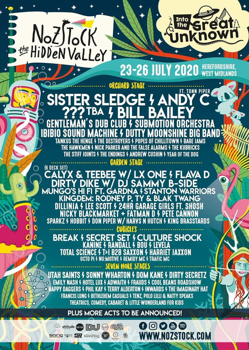 First of the festival announcements ⛺ Catch us in the @CabinetOLS at <a href="/Nozstock/">Nozstock Festival</a> #2020