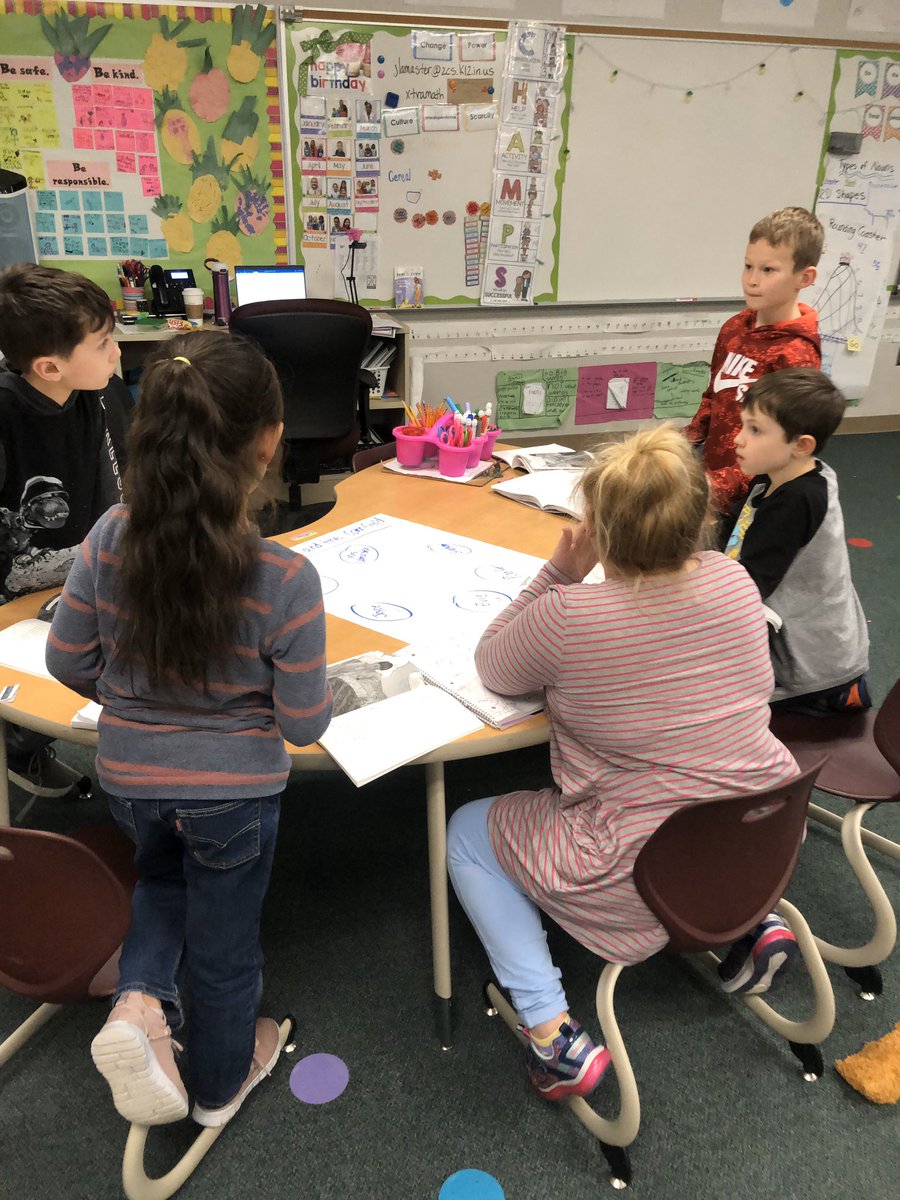 JonannLamaster's tweet photo. Students leading their own Junior Great Books discussions.  Loved hearing them sharing ideas respectfully! https://t.co/TTbzXkrmID