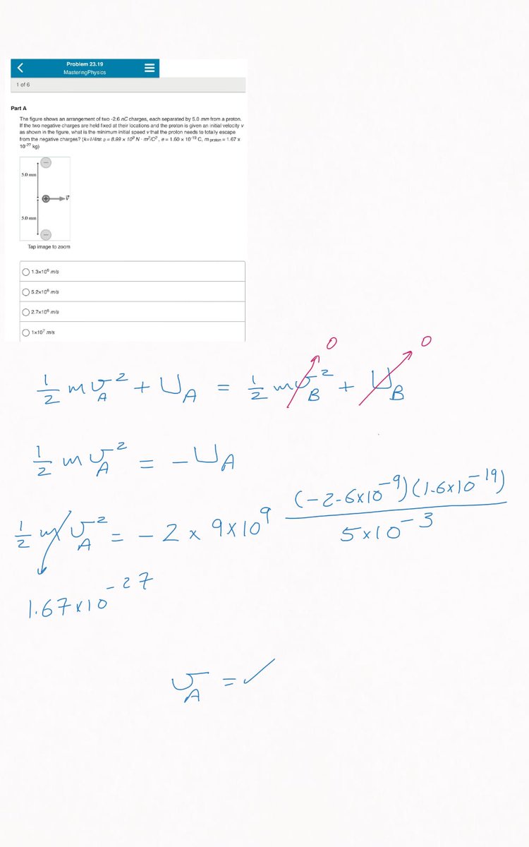 engi_science's tweet image. حل هوم ورك physics 2 جابتر 23 
part 1 
#MSI #physics2 #chapter23 #kroush