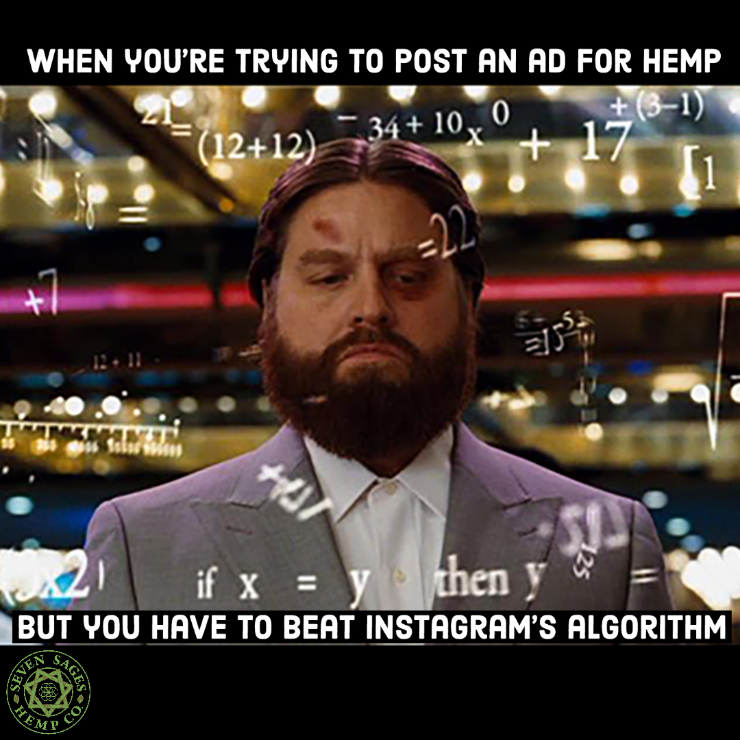 sevensageshemp's tweet photo. Not only is #hemp an amazing & beneficial plant for humans, animals & the environment, it is also legal in all 50 states — yet social media platforms make it impossible to advertise🤷
#sevensages #censorship #hempisaplant #notadrug #hempcures #freetheplant #hempcansavetheworld https://t.co/rNkYNZnXGh